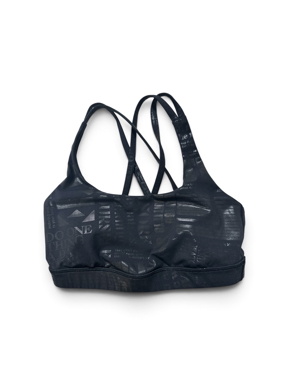 Lululemon Black Strappy Sports Bra - Women Intimates & Sleepwear